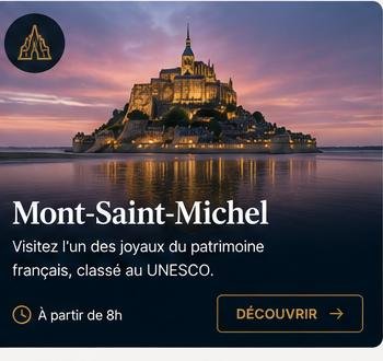 Mont-Saint-Michel — Joyau du patrimoine français classé au UNESCO, à partir de 8h