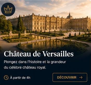 Château de Versailles — L'histoire et la grandeur du château royal, à partir de 4h